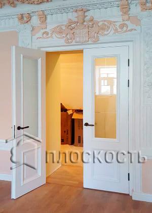 Установка межкомнатных дверей фабрики «ГАРАНТ» в Петергофе СПб
